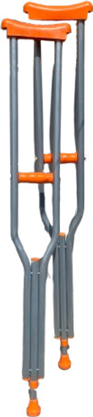 KENKO mobility All new cosmic orange auxiliary crutches with height adjustable walking 2pcs Walking Stick