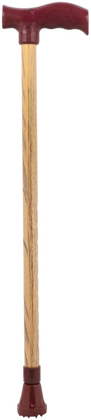 Dr. TORSO Wooden Finish with Steel Body Walking Stick for Men Women patient old age People Walking Stick