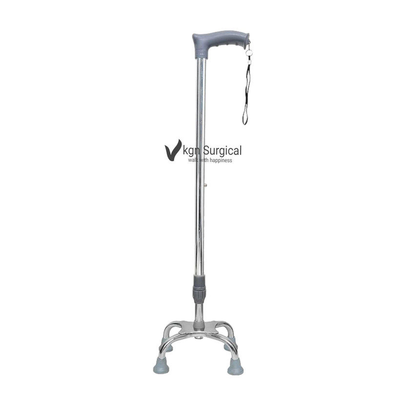 kgn surgical Premium height adjustable 4 leg Walking Stick for men/womenn/old age peoplews 99 Walking Stick