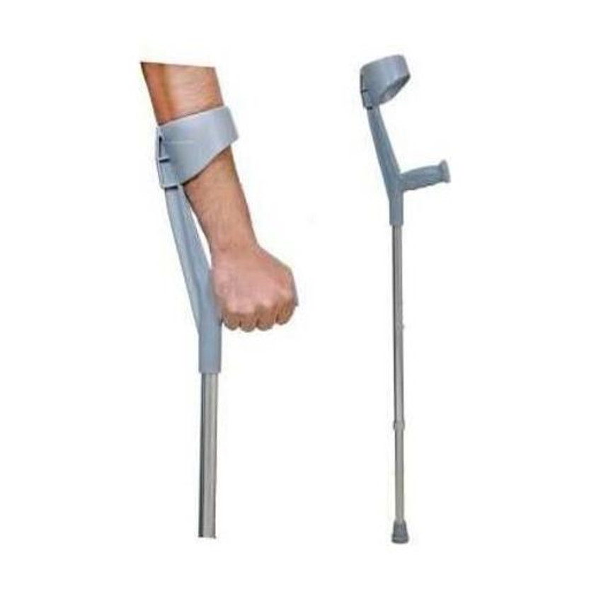 roston SURGICAL Elbow Crutch Grey Walking Stick Walking Stick