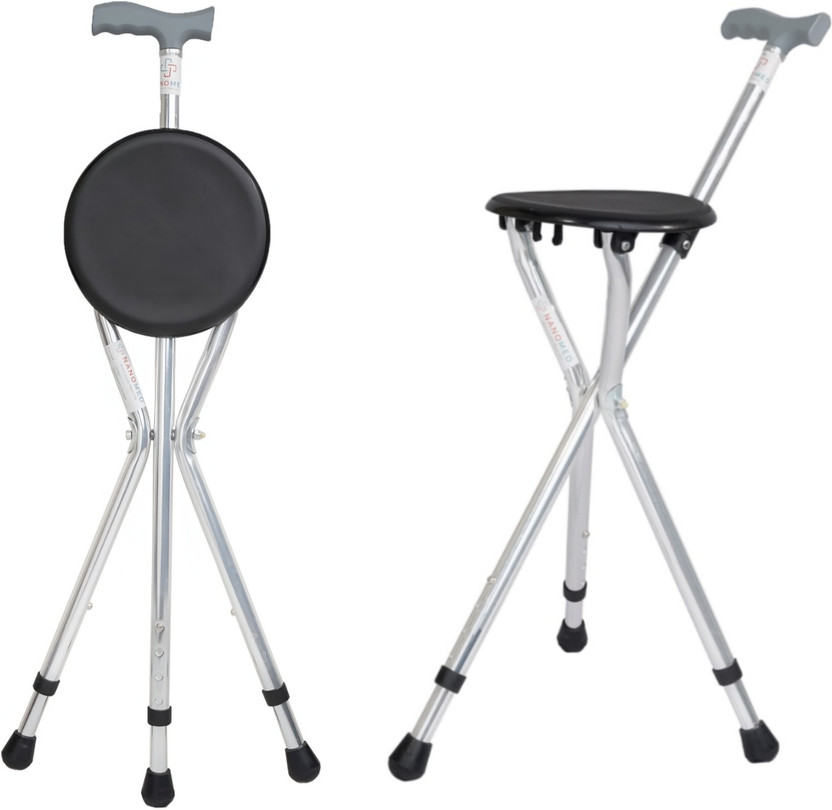 Nanomed Height Adjustable Seat with Walking Stick
