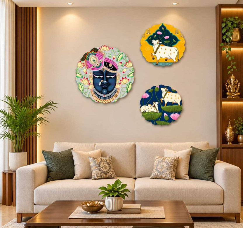 Sajora Sajora Wall decor Pack of 3(1 inch X 9 inch, Multicolor) - Flipkart Deal