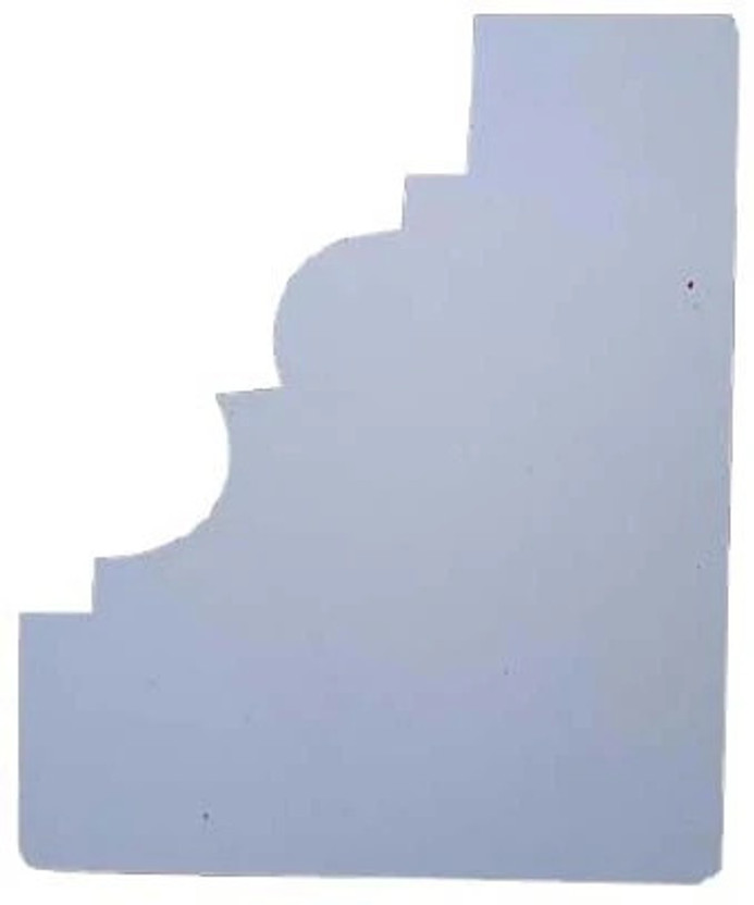 Souland POP FARMA For Balcony and wall Decoration (Chhaja Design) Lentar Farma Sacha(White)