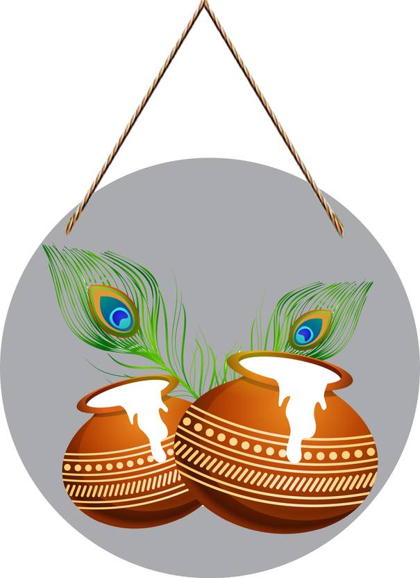 Khatu Crafts Krishna Makhan Wall Hanging Price in India Buy Khatu