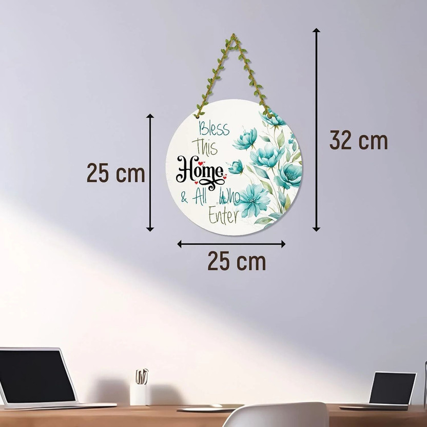 FABREE FABREE bless this home & all who enter-Wall Hanging(Multicolor) - Flipkart Deal