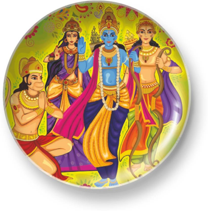 Hansini Art Studio RAM AND SITA Wall Plate Price In India Buy Hansini hansini-art-studio-ram-and-sita-wall-plate-price-in-india-buy-hansini