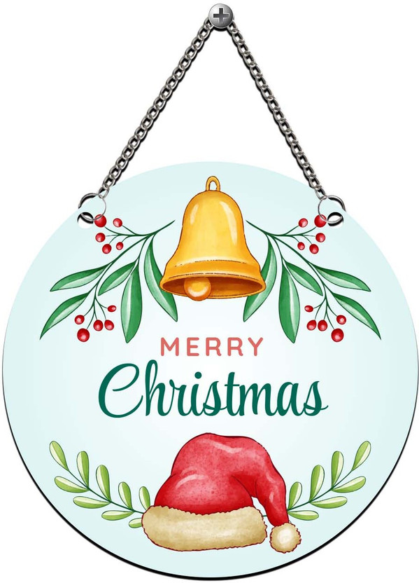 Gift Me Bazar Merry Christmas Cute Wall Hanging | Christmas Tree Decoration Items(Multicolor)