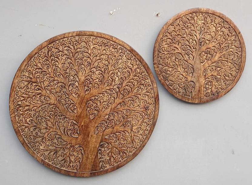 OnlineCraft mango wood carving wall panel Price in India Buy