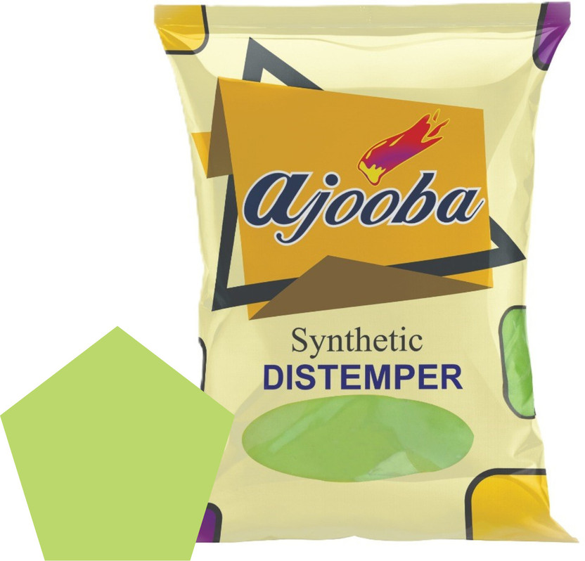 Ajooba Synthetic Distemper Smooth Matte Finish Applied on Interior Cement Plaster LIRIL Distemper Wall Paint(1 L)