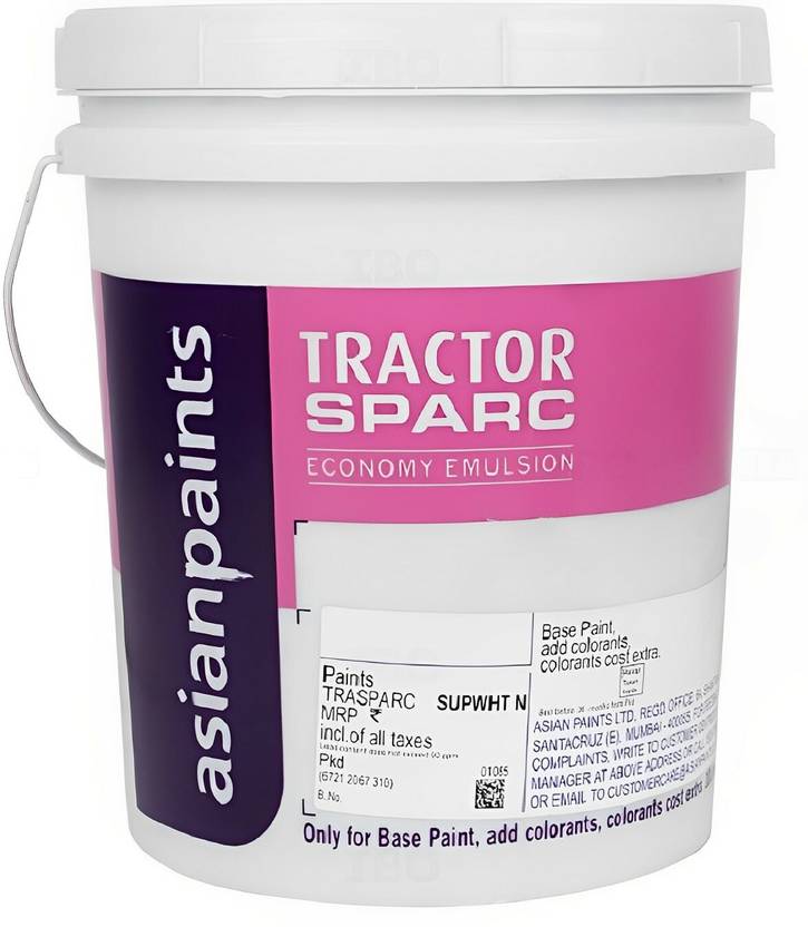Asian Paints Tractor Sparc Economy Emulsion White Emulsion Wall Paint