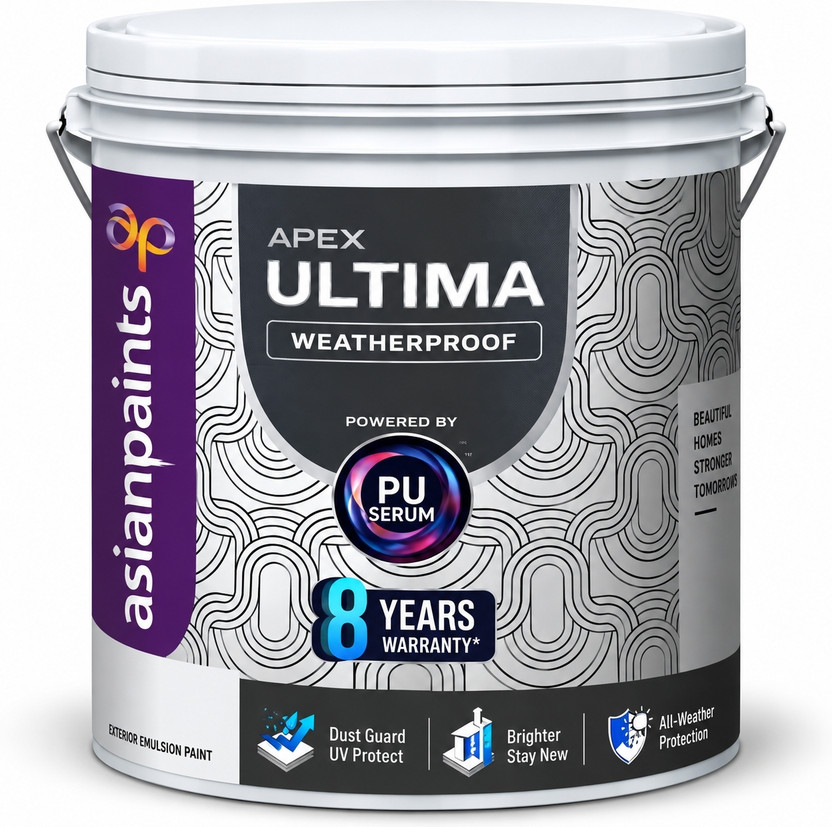 Asian Asian Paints Apex Ultima Weatherproof Exterior Emulsion white Emulsion Wall Paint(10 L) - Flipkart Deal