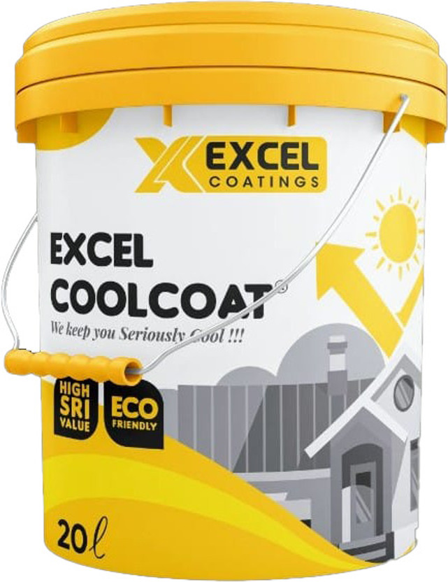 excel coatings XLCC20lts White Functional Wall Paint(20 L)
