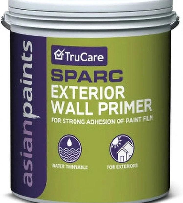 Asian Paints Trucare Sparc Exterior Primer 20 Litre White Emulsion Wall Paint(20 L)