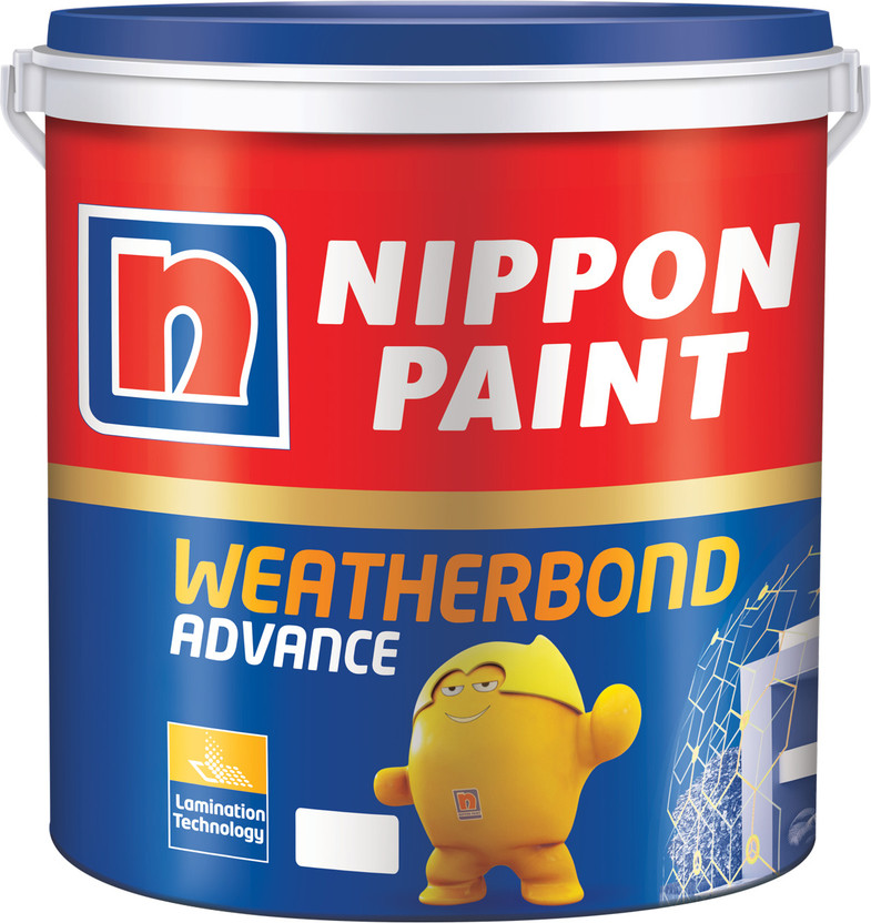 Nippon Paint Weather Bond Advance Exterior White Emulsion Wall Paint(1 L)