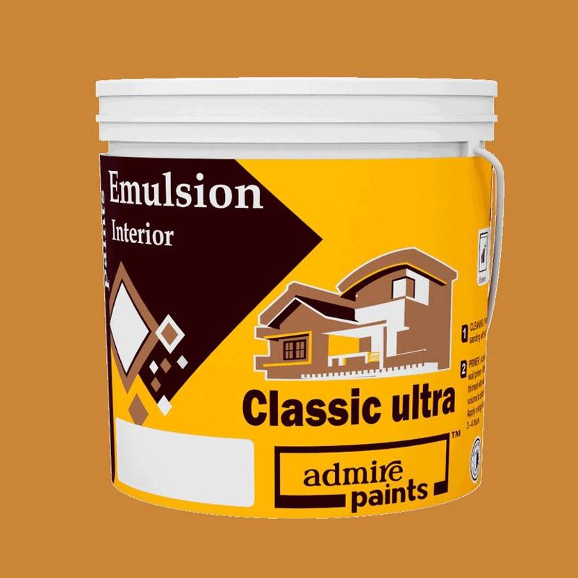 Admire Paints Classic Ultra Interior Mustard Orangen Emulsion Wall