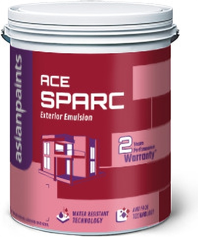 Asian Paints Ace sparc Exterior Emulsion 20L White Emulsion Wall Paint(20 L)