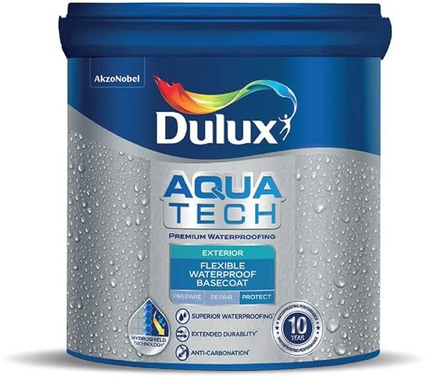 Dulux Aquatech Flexible Waterproof Basecoat White Functional Wall Paint