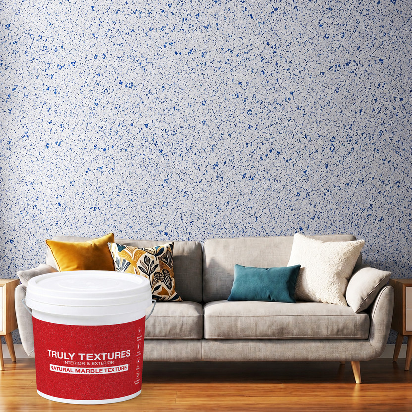 Truly Truly Textures Marble Texture Paint 3D Designer Stone Luxury Waterproof Granite Finish Glacier Blue Emulsion Wall Paint(10 kg) - Flipkart Deal