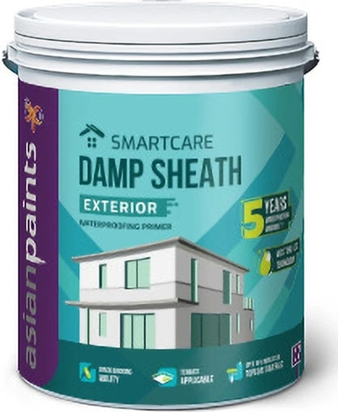 Asian Paints Damp Sheath White Emulsion Wall Paint(10 L)