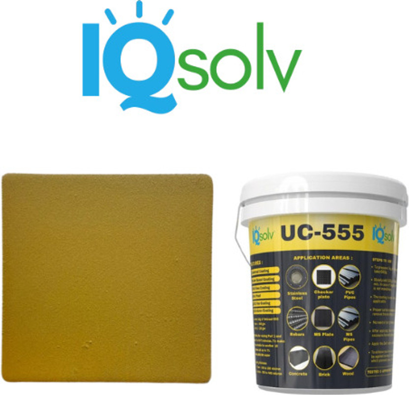 IQsolv UC-555 Rustproofing Chemicals Yellow Functional Wall Paint(1 kg)