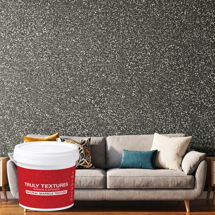 Truly Truly Textures Marble Texture Paint 3D Designer Stone Luxury Waterproof Granite Finish Graphite Slate Emulsion Wall Paint(10 kg) - Flipkart Deal