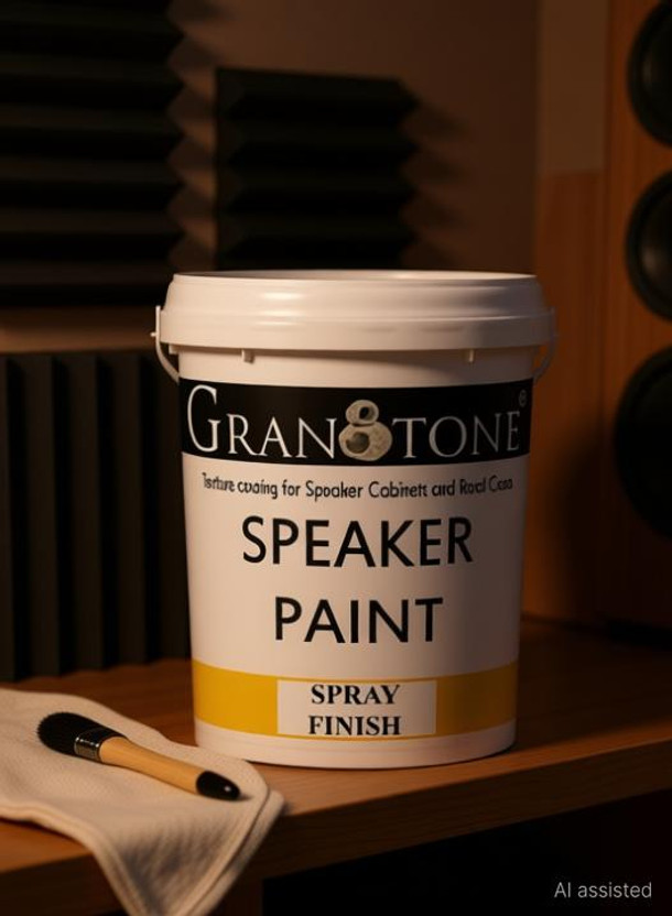 Granotone Granotone Spray Grade Speaker Cabinet Texture Coating 5 kg BLACK Functional Wall Paint(5 L) - Flipkart Deal
