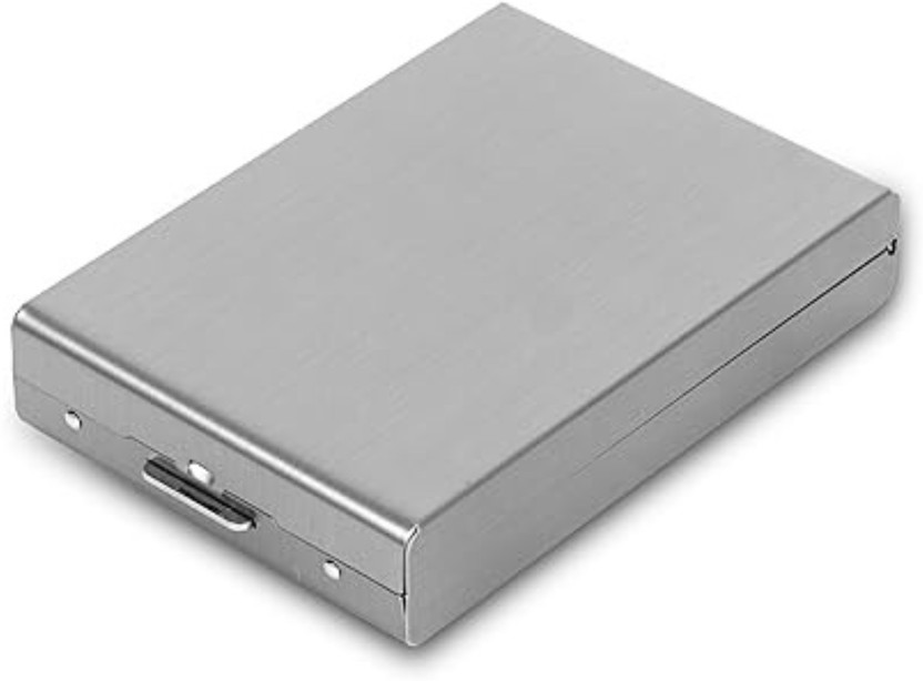 VEMILIO Men & Women Casual, Evening/Party, Travel, Trendy Silver Aluminium Card Holder(10 Card Slots)