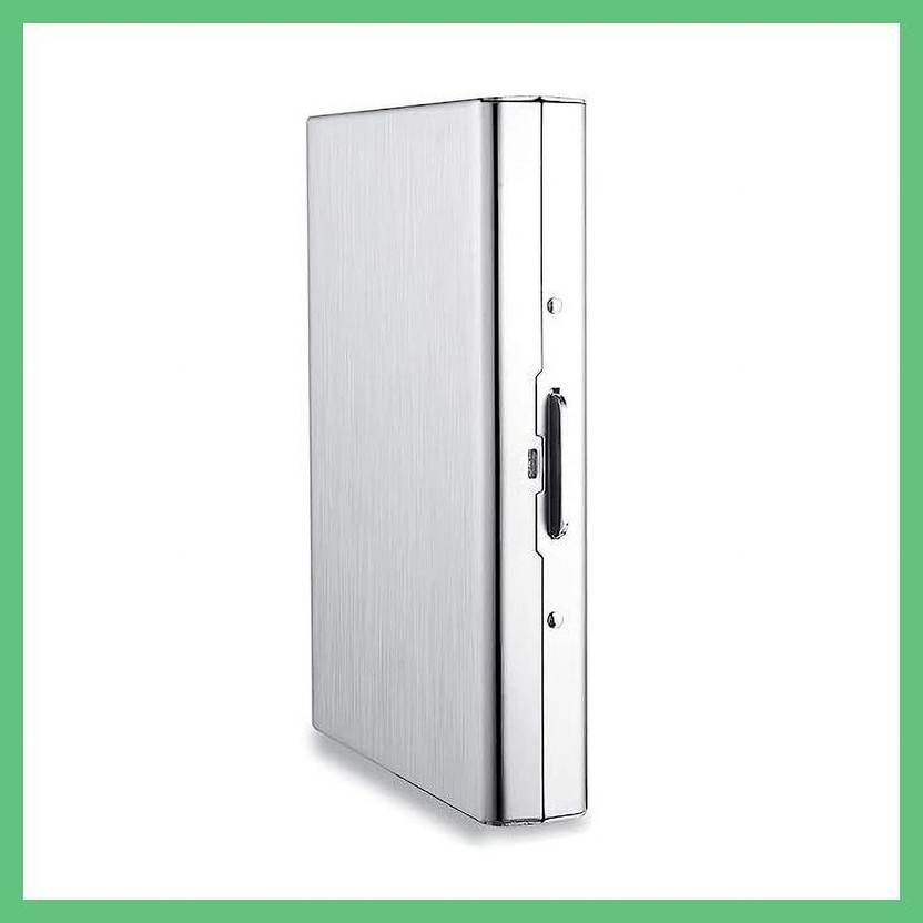 SKMIE Men Casual, Ethnic, Evening/Party, Formal, Travel, Trendy Silver Aluminium Wallet(10 Card Slots)