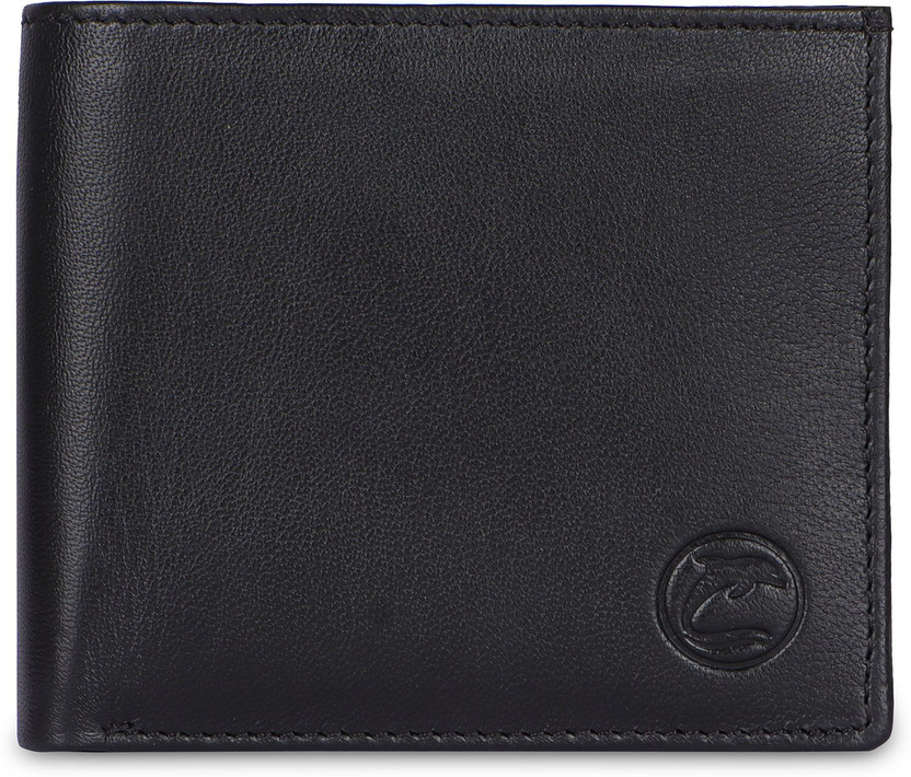 DOLPHIN DOLPHIN GLOBAL Men Casual, Formal, Travel Black Genuine Leather Wallet(6 Card Slots) - Flipkart Deal