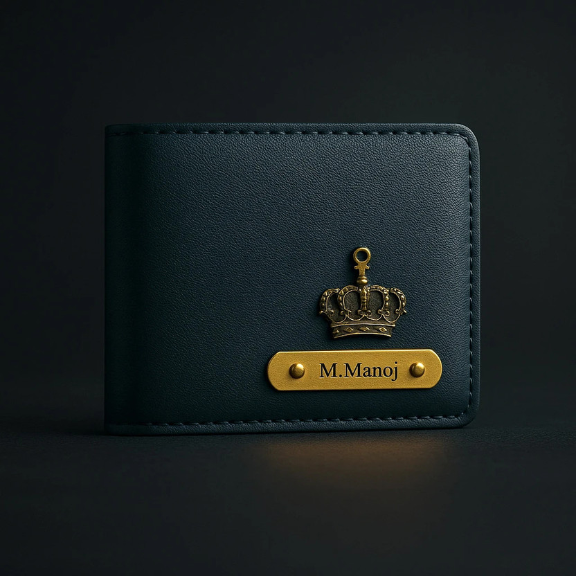 CELED Men Casual, Formal Blue Artificial Leather Wallet(4 Card Slots)