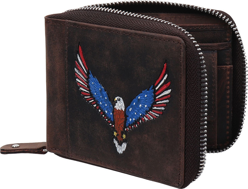 G & H Men & Women Trendy, Evening/Party, Casual Brown Genuine Leather Wallet(7 Card Slots)