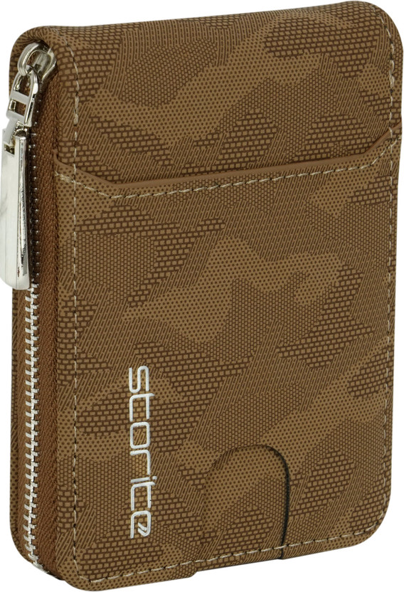 STORITE Men & Women Casual, Formal, Travel, Trendy Brown Artificial Leather Card Holder(9 Card Slots)