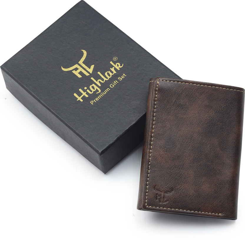 Highlark Men & Women 10 Card Holder(Set of 1, Brown)