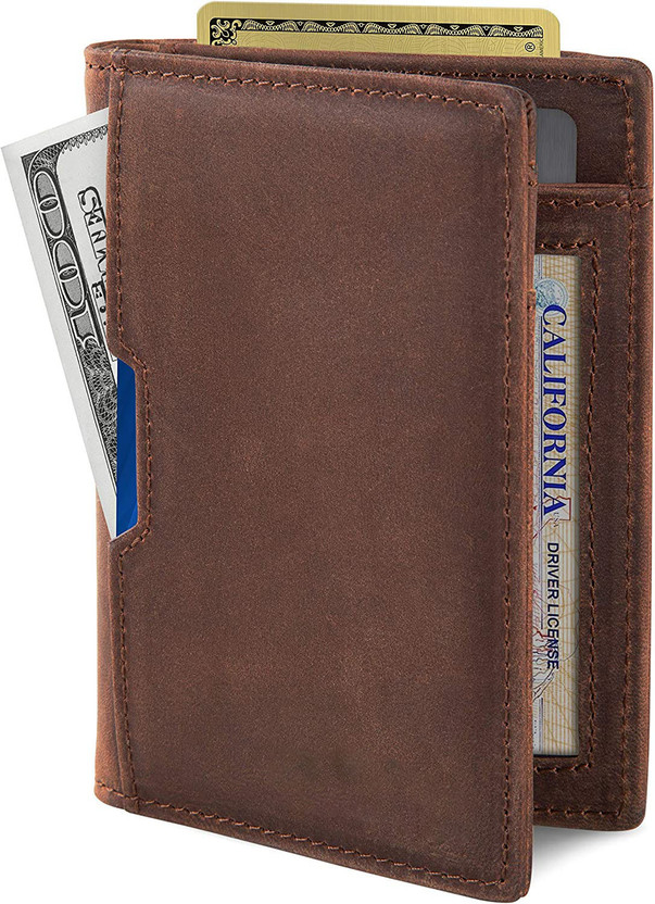 CONTACTS CONTACTS Men Casual, Travel, Formal, Trendy Brown Genuine Leather Card Holder(10 Card Slots) - Flipkart Deal
