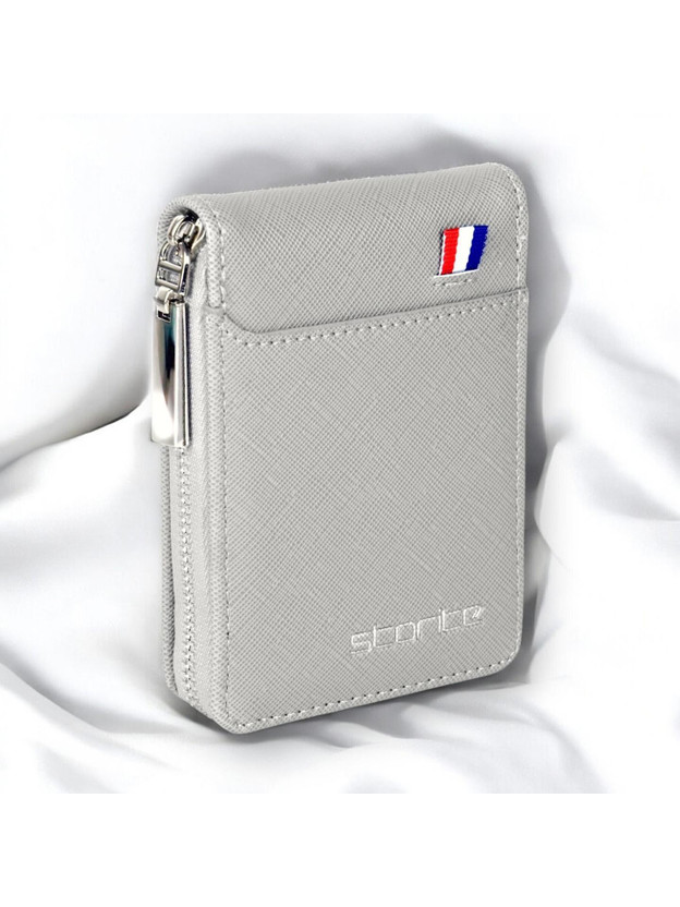 STORITE Men Casual, Formal, Travel, Trendy Grey Artificial Leather Wallet(9 Card Slots)