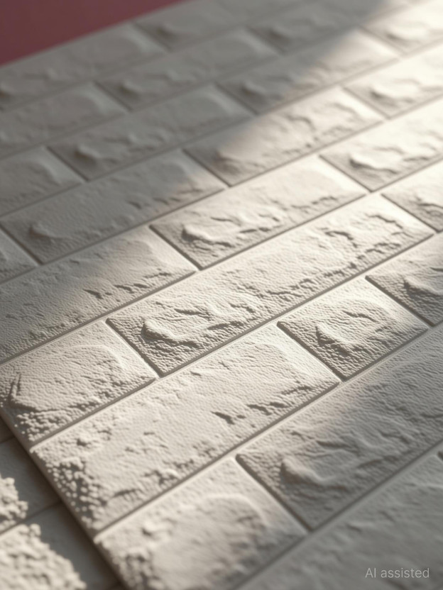 Ravso 70 cm x 77 cm Classics Paper Wallpaper(White)
