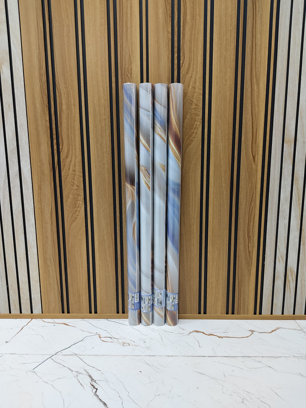 Peijinsart 200 cm x 60 cm Waterproof Decorative Vinyl Wallpaper(Multicolor, Pack of 4)