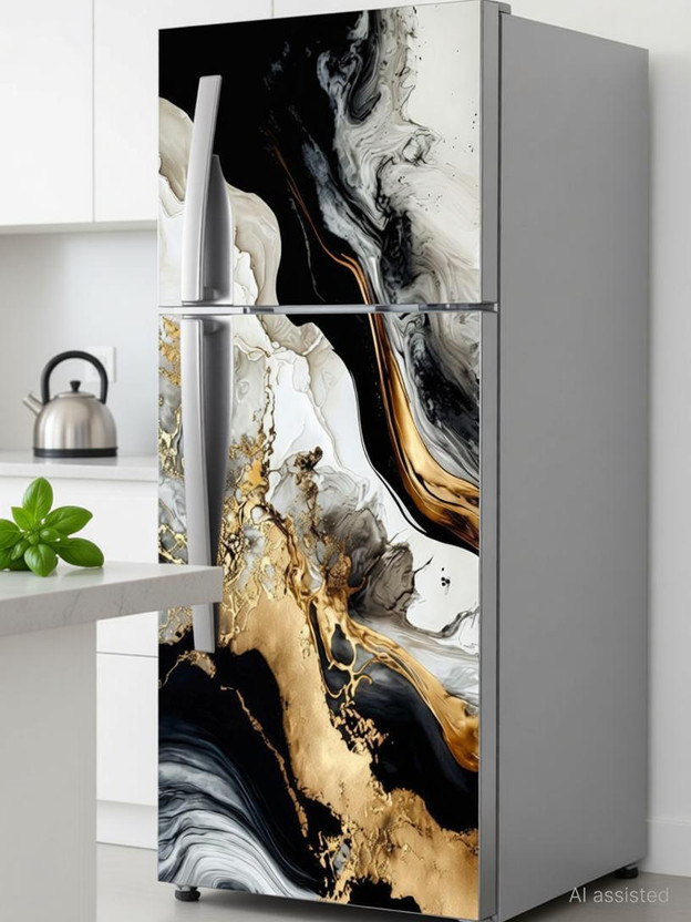 DPS Creative 160 cm x 60 cm Waterproof Abstract Vinyl Wallpaper(Multicolor)
