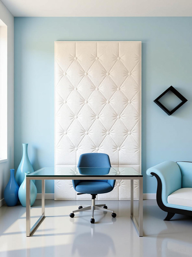 FLETIX 35 cm x 70 cm Architecture Embossed Wallpaper(White, Pack of 2)