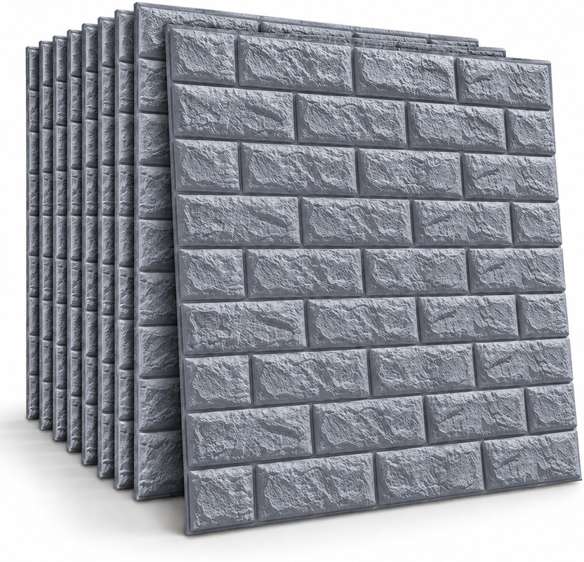 od od cathlone 70 cm x 77 cm Waterproof Decorative Vinyl Wallpaper(Grey, Pack of 3) - Flipkart Deal