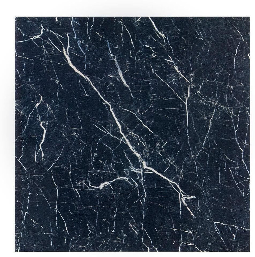 grofly 30 cm x 30 cm Waterproof Decorative Vinyl Wallpaper(Blue, Pack of 4)