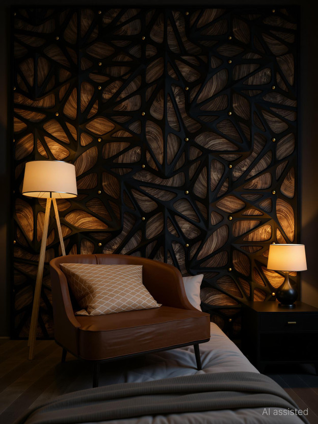 Luxury 228 cm x 40 cm Decorative Foils Wallpaper(Multicolor)