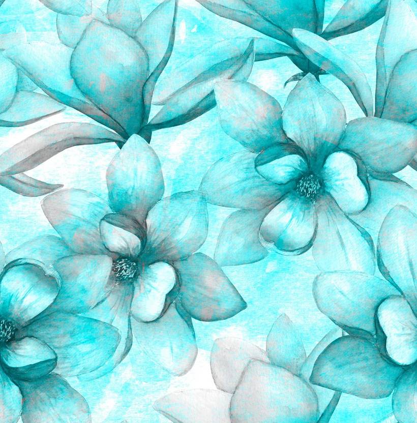 Indian Velvet Art & Paintings Blue Wallpaper Price in India Buy