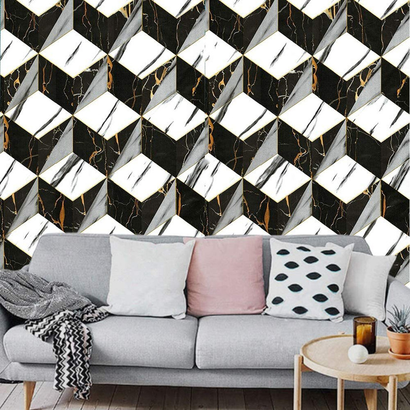 RosaStella 305 cm x 45 cm Waterproof Nature Vinyl Wallpaper(Multicolor)