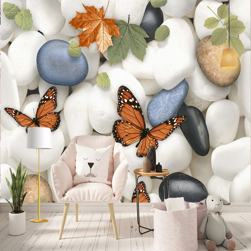 Luxury 130 cm x 40 cm Waterproof Abstract Vinyl Wallpaper(Multicolor)