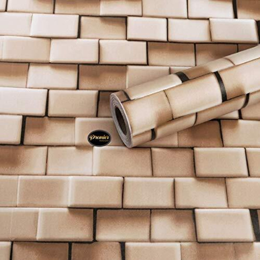 NuWallpaper 2000 cm 3D Luxury wallpaper for wall Waterproof sticker for home,office, Wall Sticker Self Adhesive Sticker(Pack of 1)