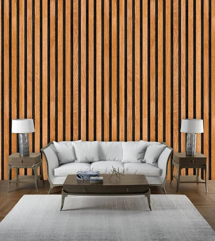 Vera Casa 1000 cm x 45 cm Waterproof Decorative Vinyl Wallpaper(Brown, Black)