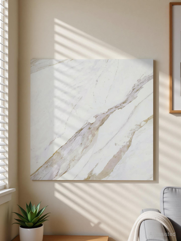 Niyanta 30 cm x 30 cm Waterproof Abstract Vinyl Wallpaper(Blue, Pack of 2)