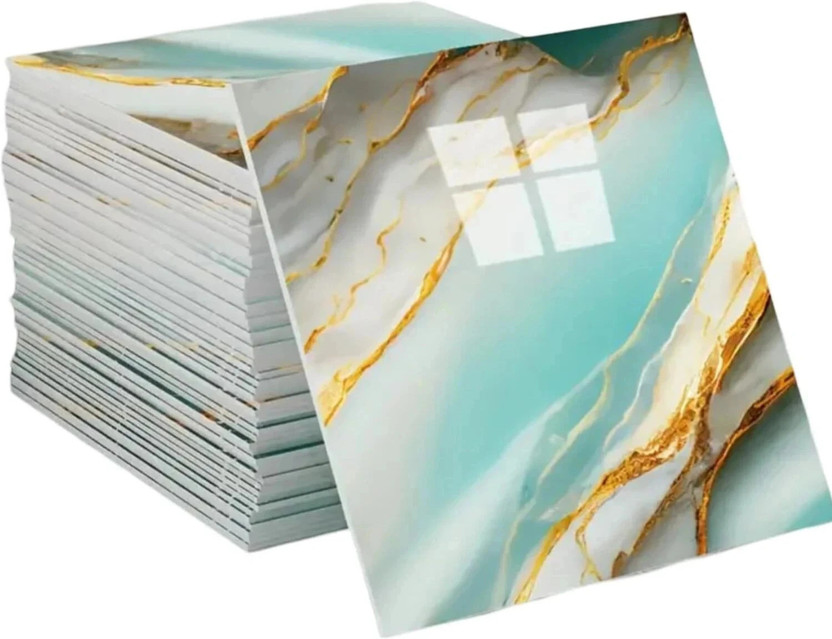 OCEANSKY 60 cm x 60 cm Waterproof Decorative Vinyl Wallpaper(Multicolor, Pack of 8)