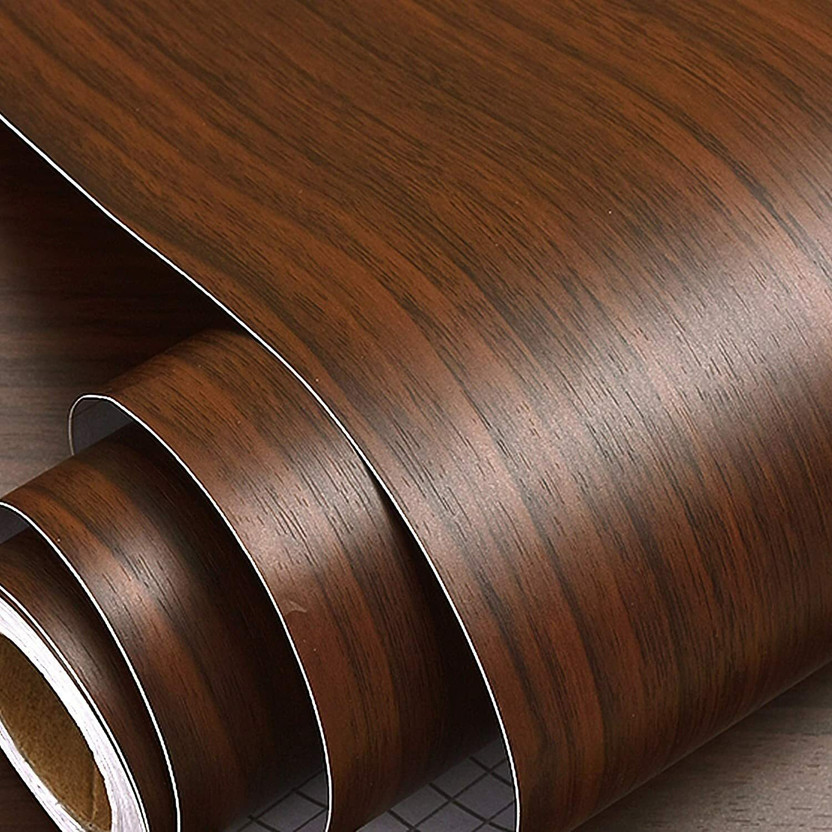 IKONEXX 500 cm x 45 cm Decorative Foils, Paper, Vinyl Wallpaper(Brown)